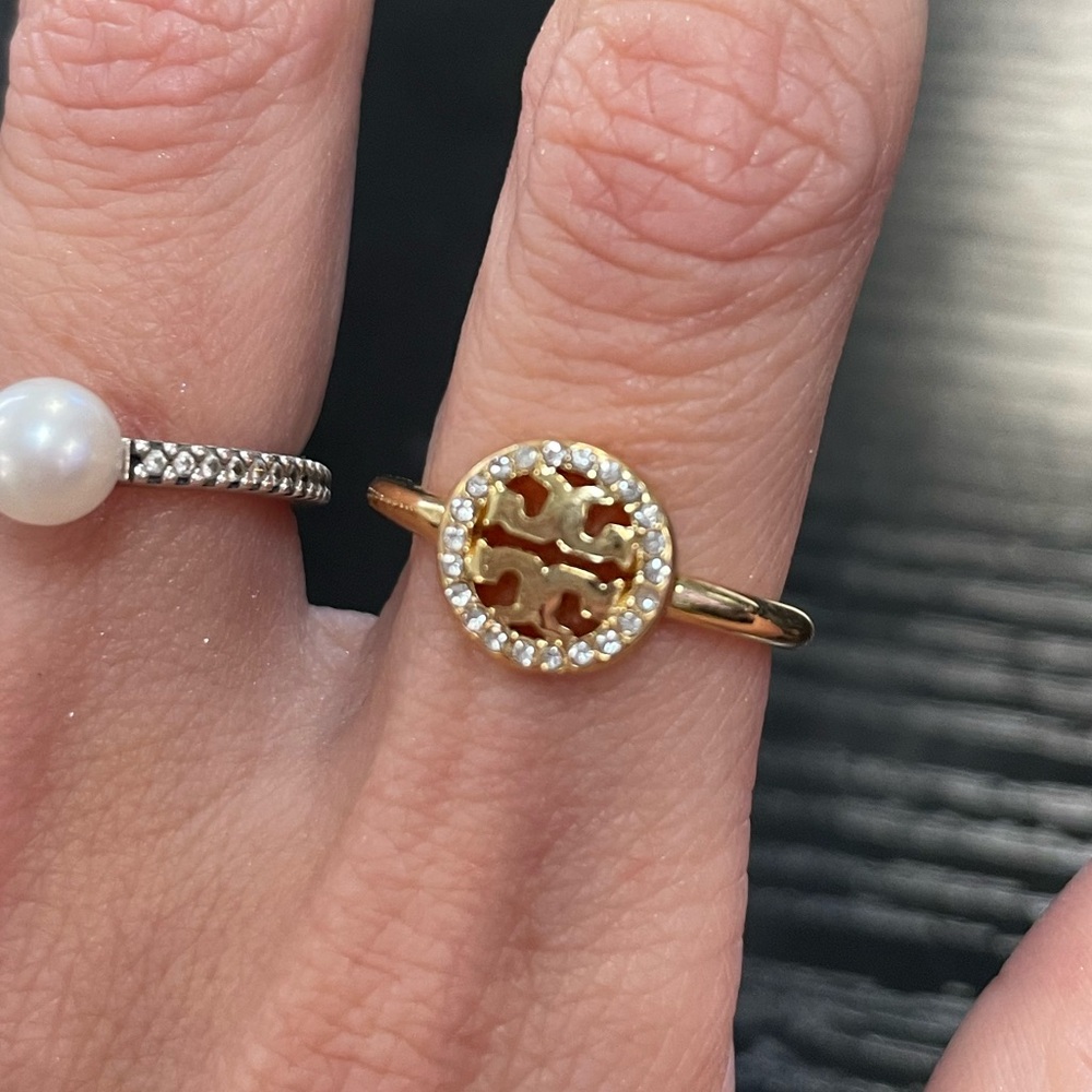 Tory Burch Pave’ Ring